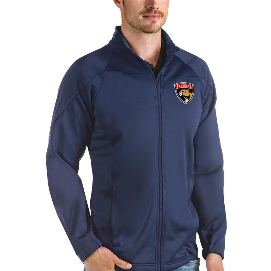 Florida Panthers Antigua Links Full-Zip Golf Jacket - Navy