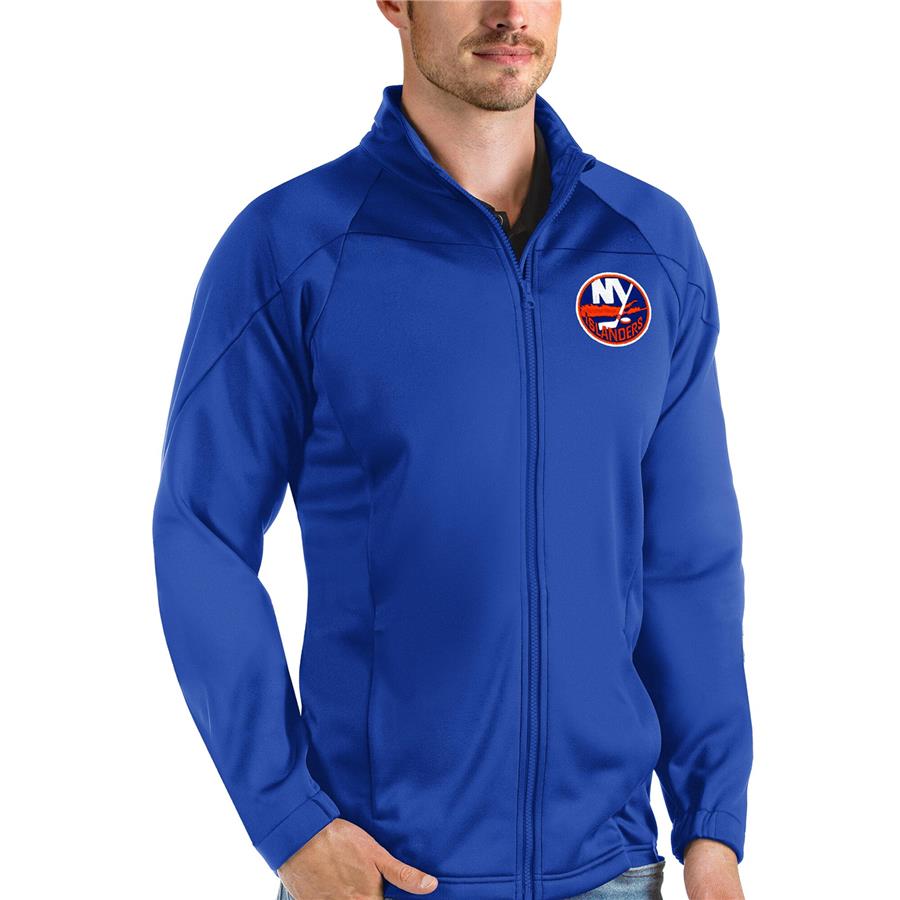 New York Islanders Antigua Links Full-Zip Golf Jacket - Royal