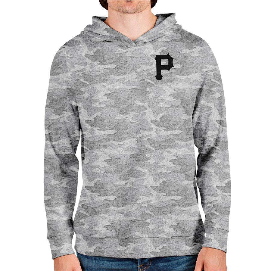 Pittsburgh Pirates Antigua Absolute Pullover Hoodie - Camo