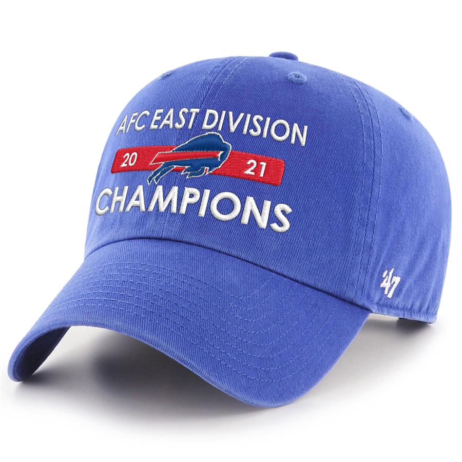 Buffalo Bills '47 2021 AFC East Division Champions Clean Up Adjustable Hat - Royal