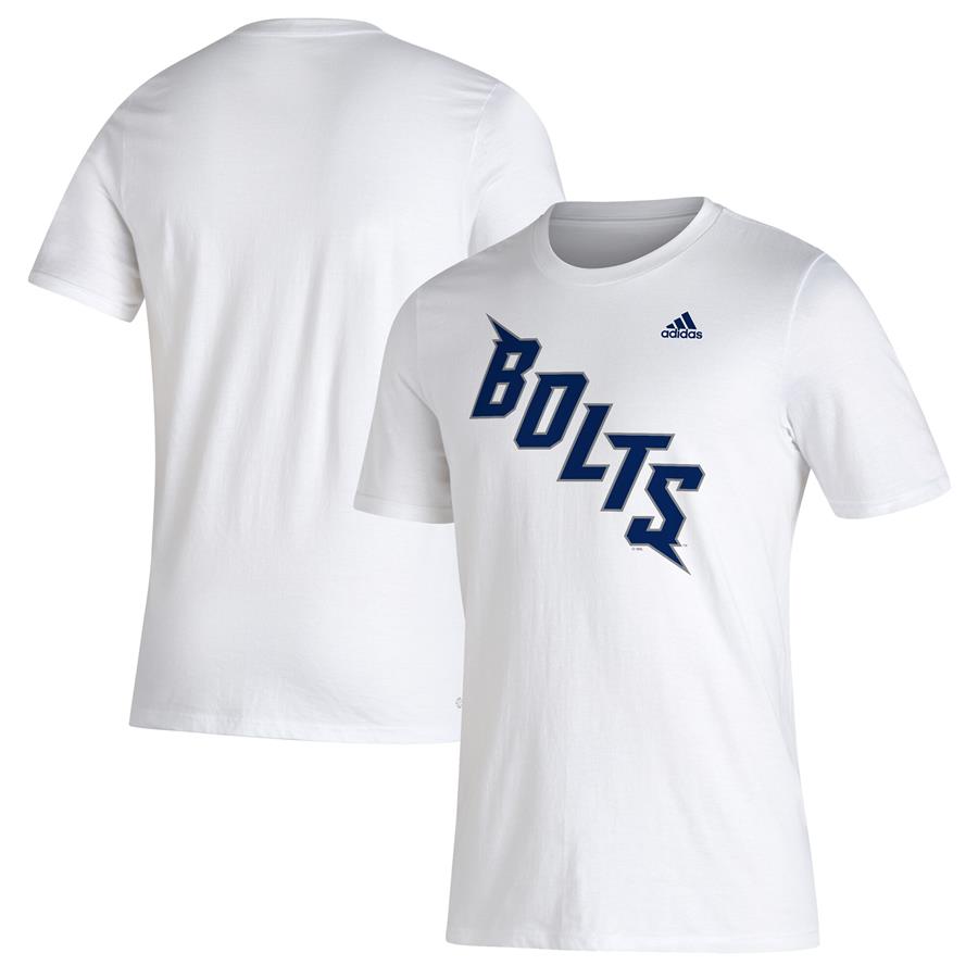 Tampa Bay Lightning adidas 2022 NHL Stadium Series Amplifier T-Shirt - White