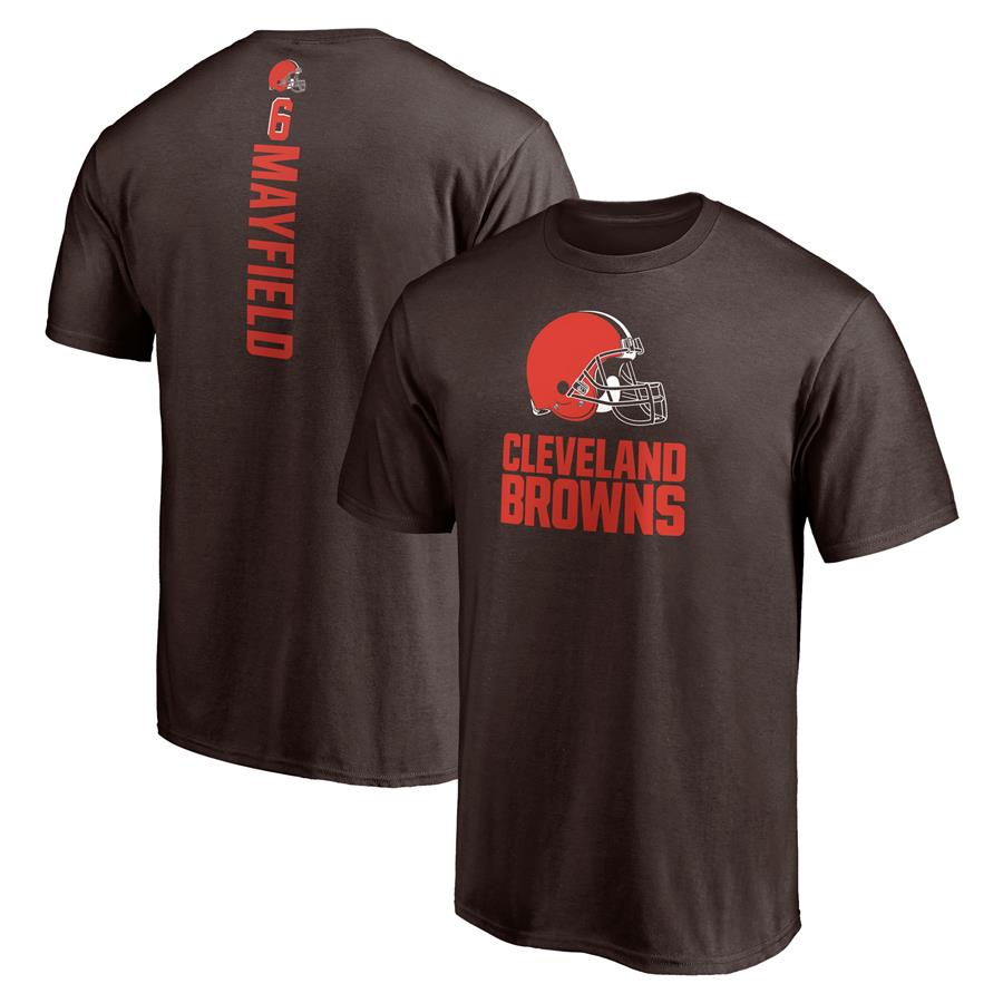 Baker Mayfield Cleveland Browns Fanatics Branded Playmaker T-Shirt - Brown