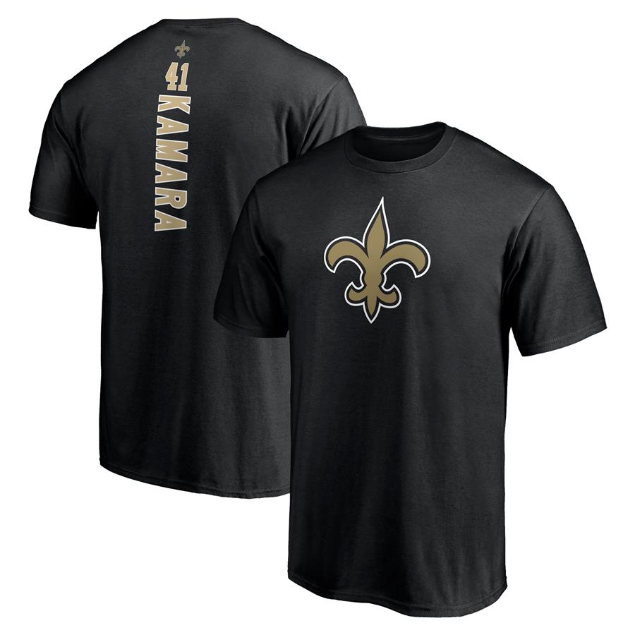 Alvin Kamara New Orleans Saints Fanatics Branded Playmaker T-Shirt - Black