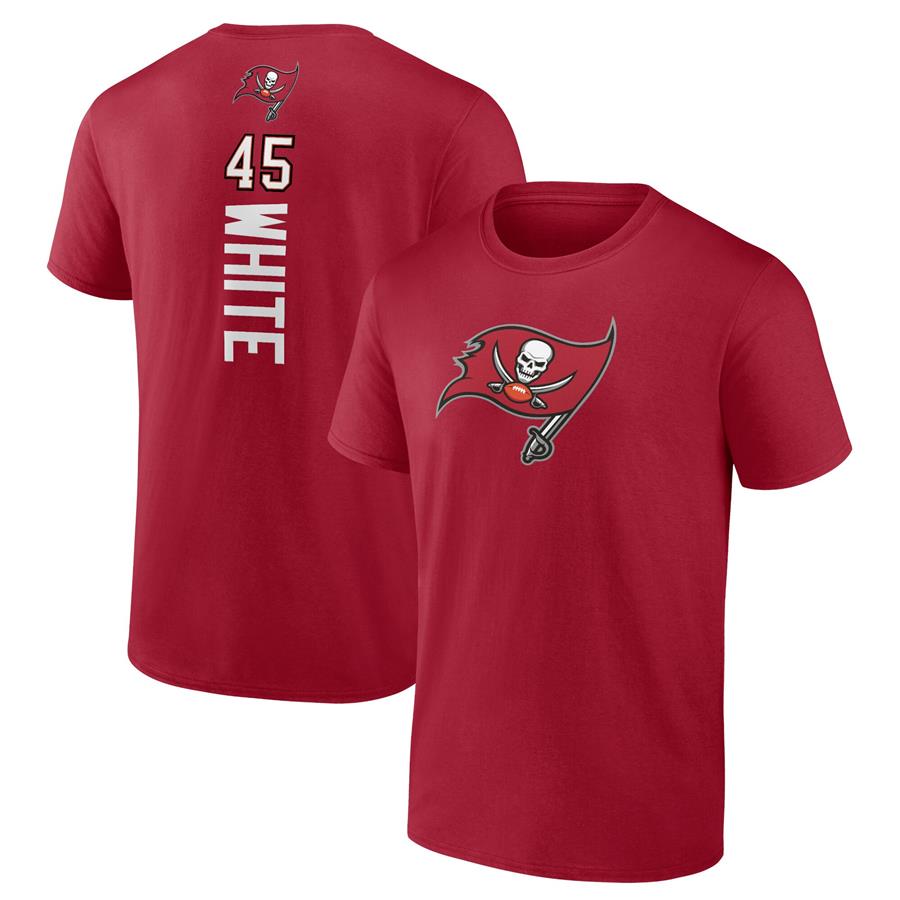 Devin White Tampa Bay Buccaneers Fanatics Branded Playmaker T-Shirt - Red
