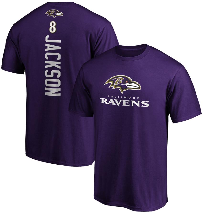 Lamar Jackson Baltimore Ravens Fanatics Branded Playmaker T-Shirt - Purple