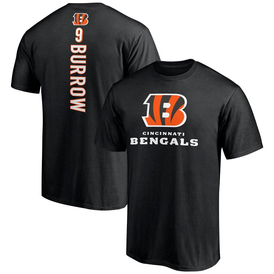 Joe Burrow Cincinnati Bengals Fanatics Branded Playmaker T-Shirt - Black