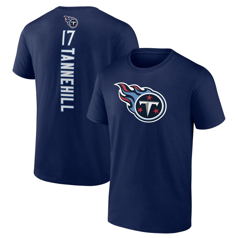 Ryan Tannehill Tennessee Titans Fanatics Branded Playmaker T-Shirt - Navy