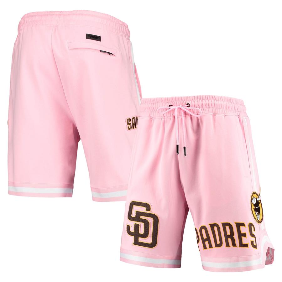 San Diego Padres Pro Standard Logo Club Shorts - Pink