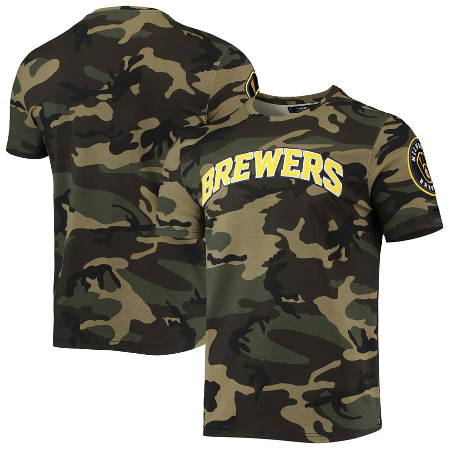 Milwaukee Brewers Pro Standard Team T-Shirt - Camo