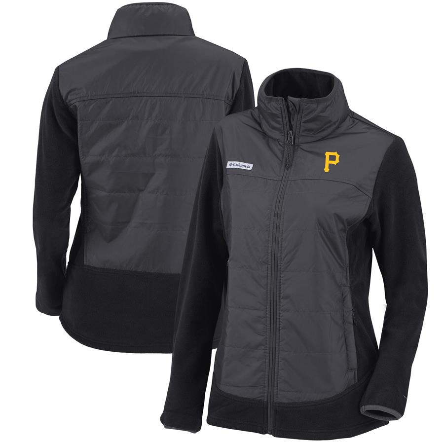 Pittsburgh Pirates Columbia Women's Basin Butte Full-Zip Jacket - Black