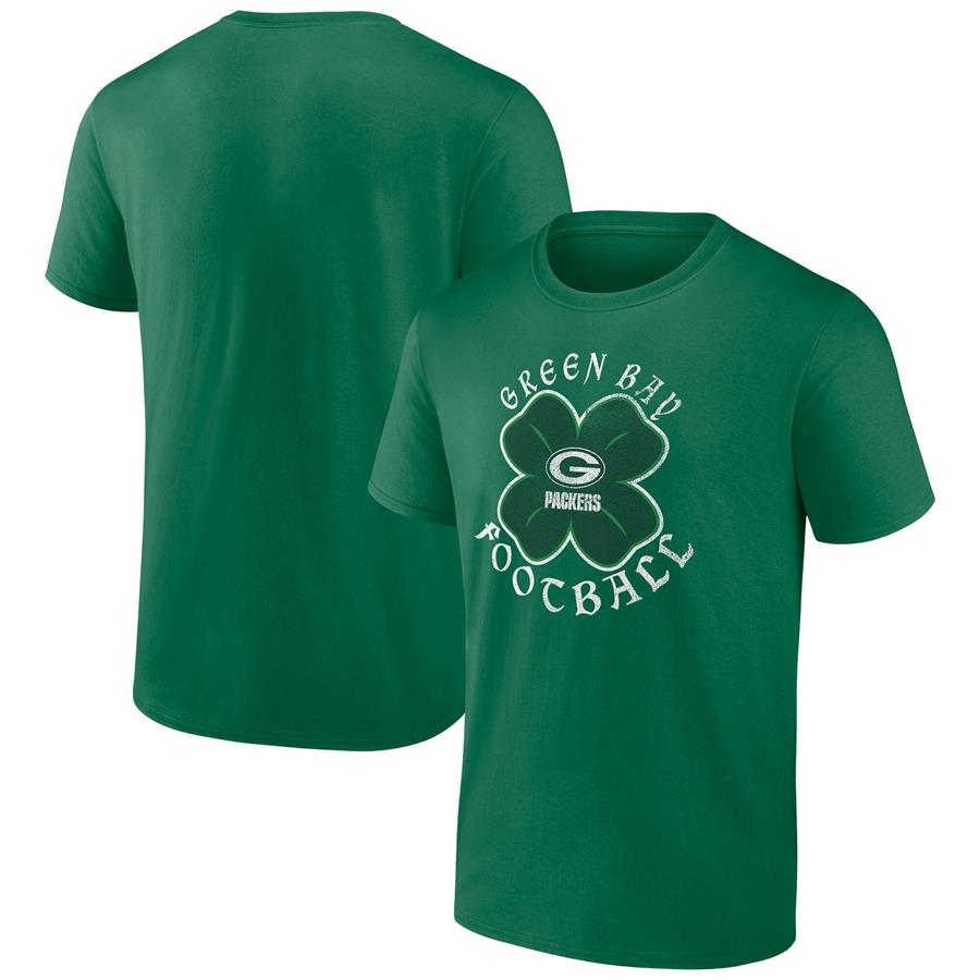Green Bay Packers Fanatics Branded St. Patrick's Day Celtic T-Shirt - Kelly Green