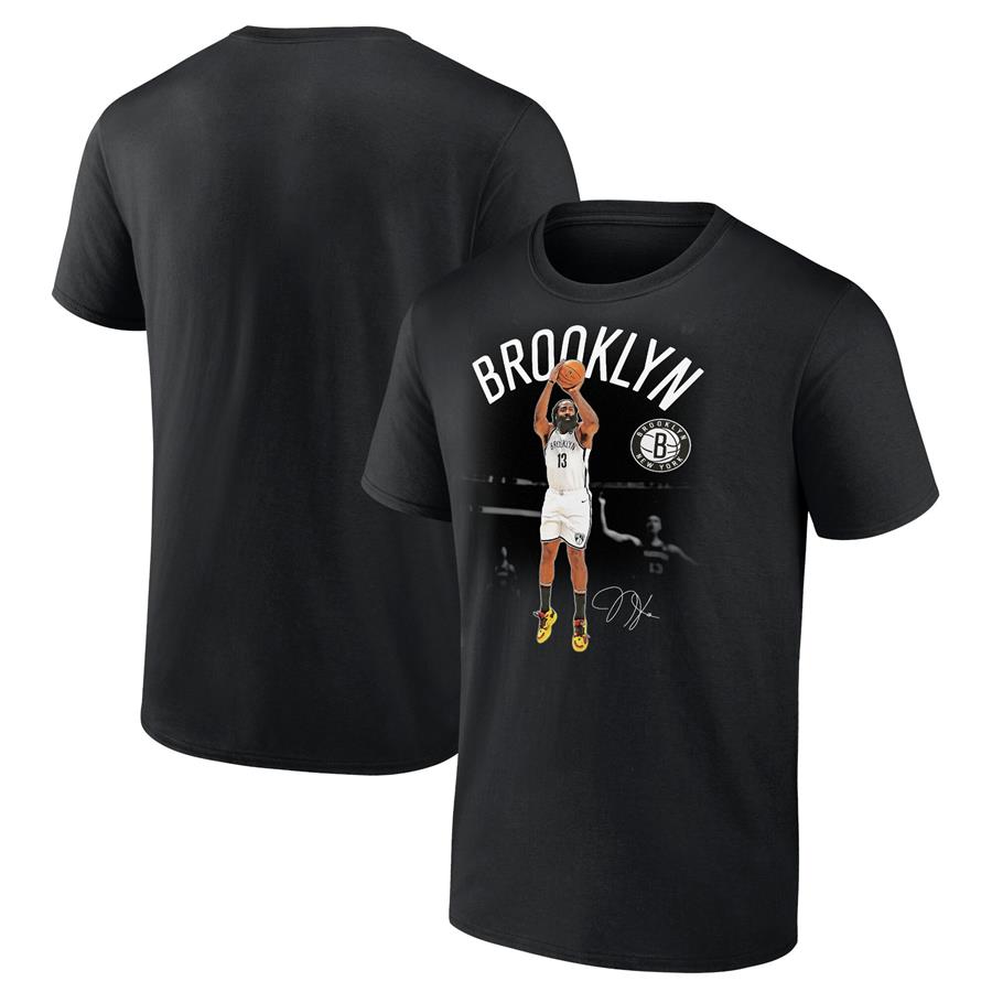 James Harden Brooklyn Nets Fanatics Branded Charge T-Shirt - Black