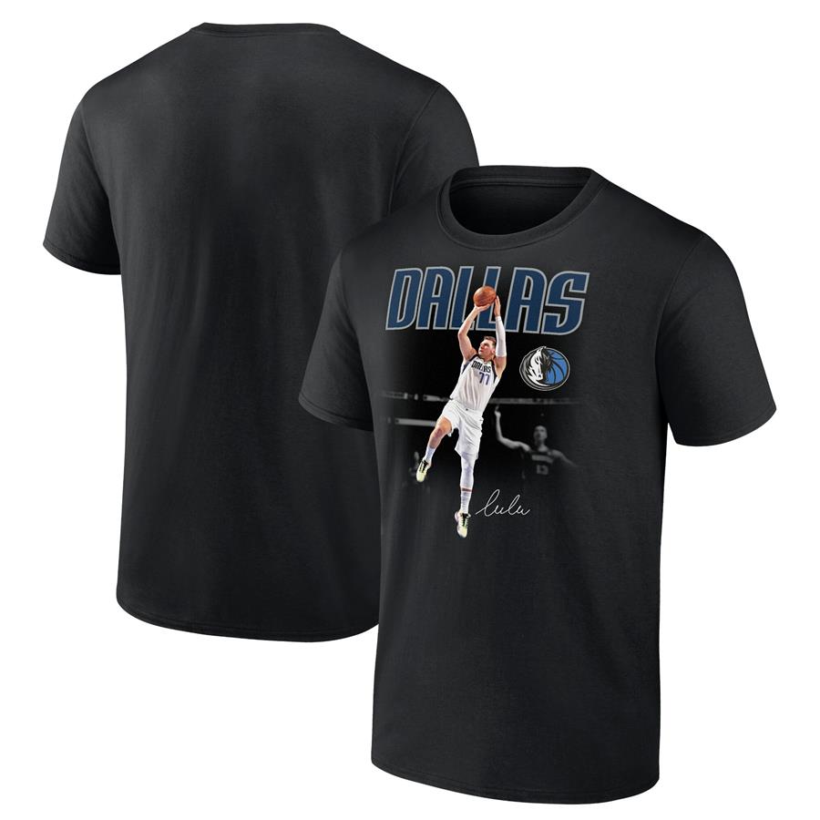 Luka Doncic Dallas Mavericks Fanatics Branded Charge T-Shirt - Black