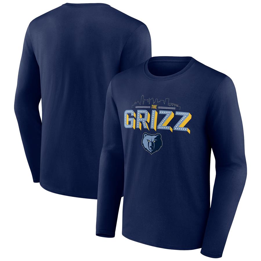Лонгслив Memphis Grizzlies Fanatics Branded Tip-Off (тёмно-синий)