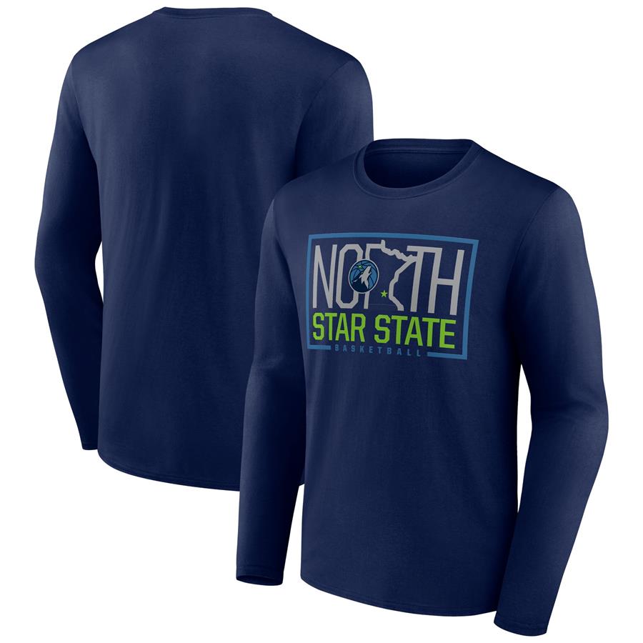 Лонгслив Minnesota Timberwolves Fanatics Branded Tip-Off (тёмно-синий)