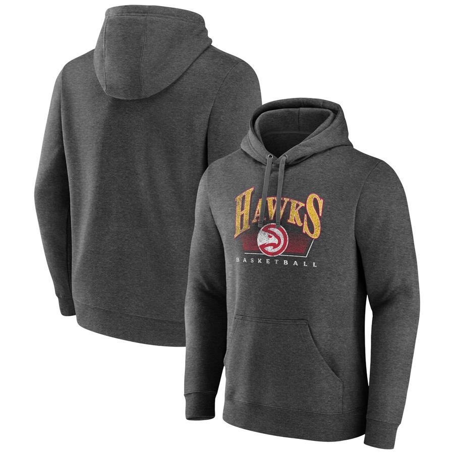 Atlanta Hawks Fanatics Branded Selection Pullover Hoodie - Charcoal