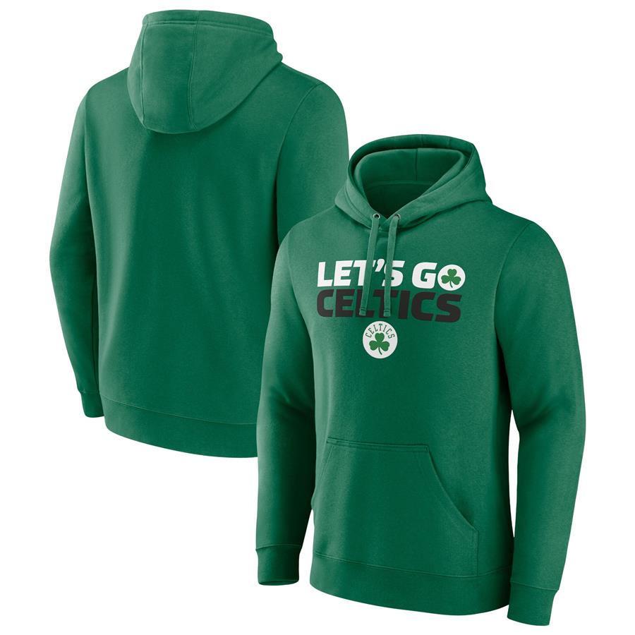 Boston Celtics Fanatics Branded Tip-Off Pullover Hoodie - Kelly Green