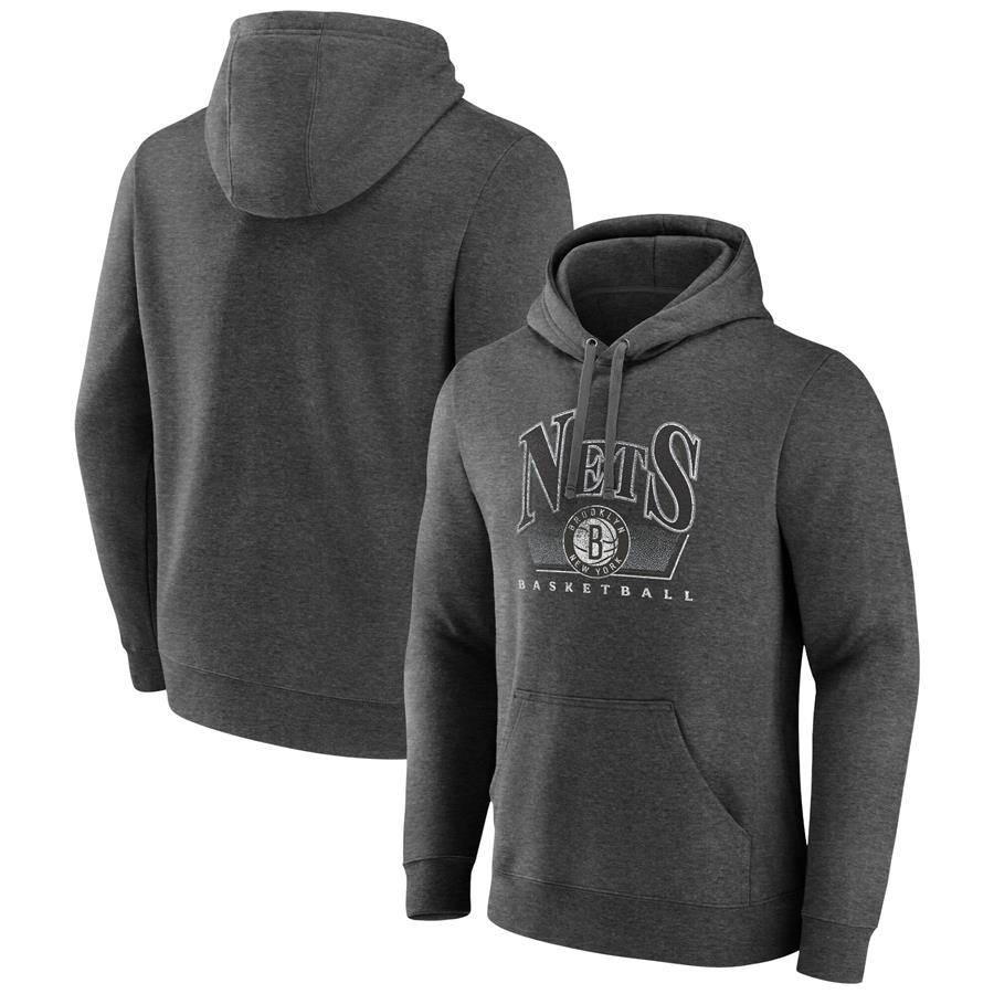 Brooklyn Nets Fanatics Branded Selection Pullover Hoodie - Charcoal