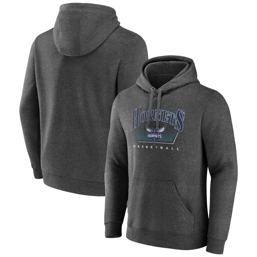 Charlotte Hornets Fanatics Branded Selection Pullover Hoodie - Charcoal
