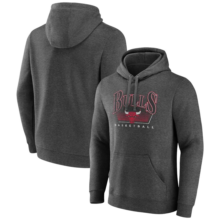 Chicago Bulls Fanatics Branded Selection Pullover Hoodie - Charcoal