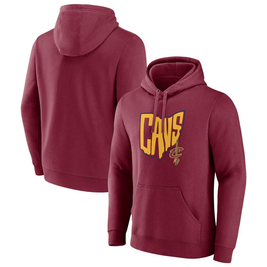 Cleveland Cavaliers Fanatics Branded Tip-Off Pullover Hoodie - Wine