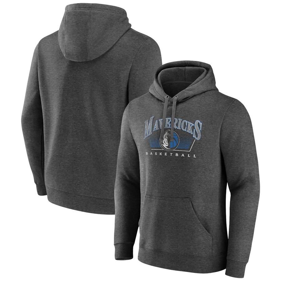 Dallas Mavericks Fanatics Branded Selection Pullover Hoodie - Charcoal