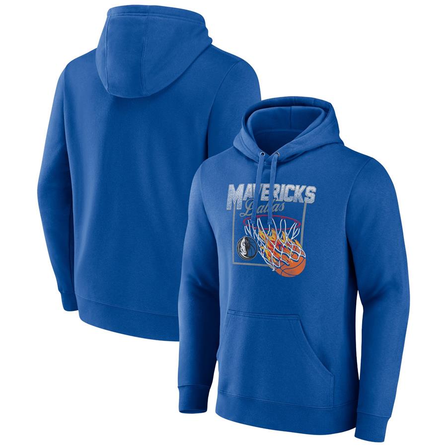 Dallas Mavericks Fanatics Branded Alley Oop Pullover Hoodie - Blue