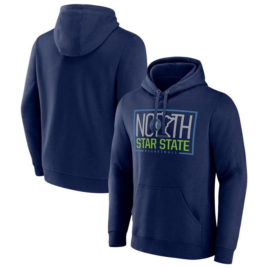 Худи Minnesota Timberwolves Fanatics Branded Tip-Off (тёмно-синий)
