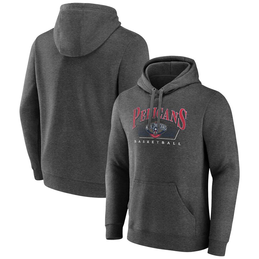 New Orleans Pelicans Fanatics Branded Selection Pullover Hoodie - Charcoal