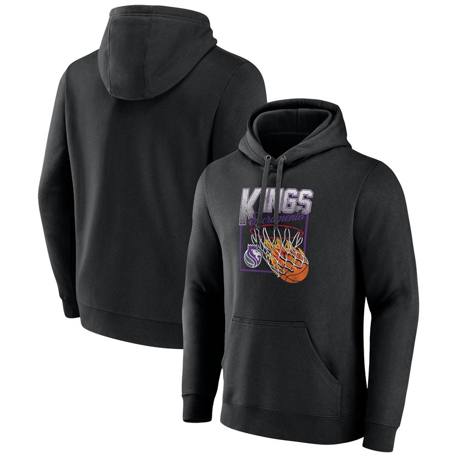 Sacramento Kings Fanatics Branded Alley Oop Pullover Hoodie - Black