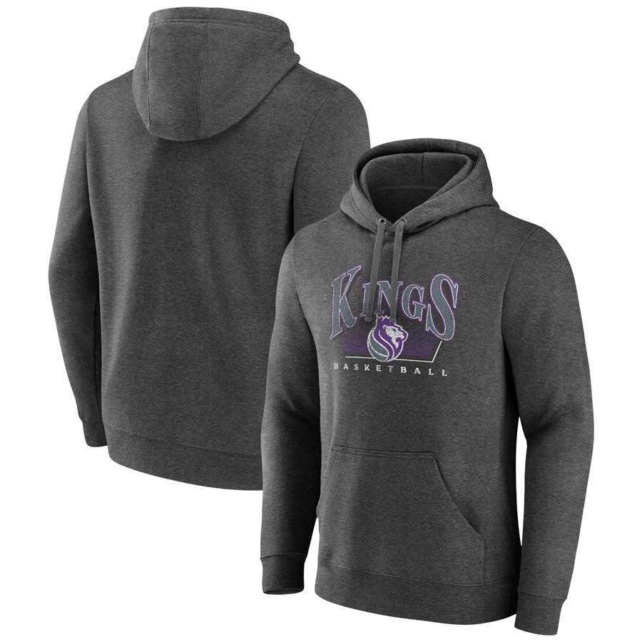 Sacramento Kings Fanatics Branded Selection Pullover Hoodie - Charcoal
