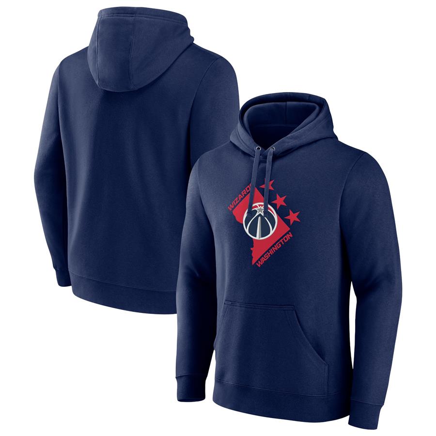Washington Wizards Fanatics Branded Tip-Off Pullover Hoodie - Navy