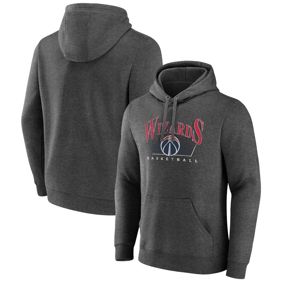 Washington Wizards Fanatics Branded Pullover Hoodie - Charcoal