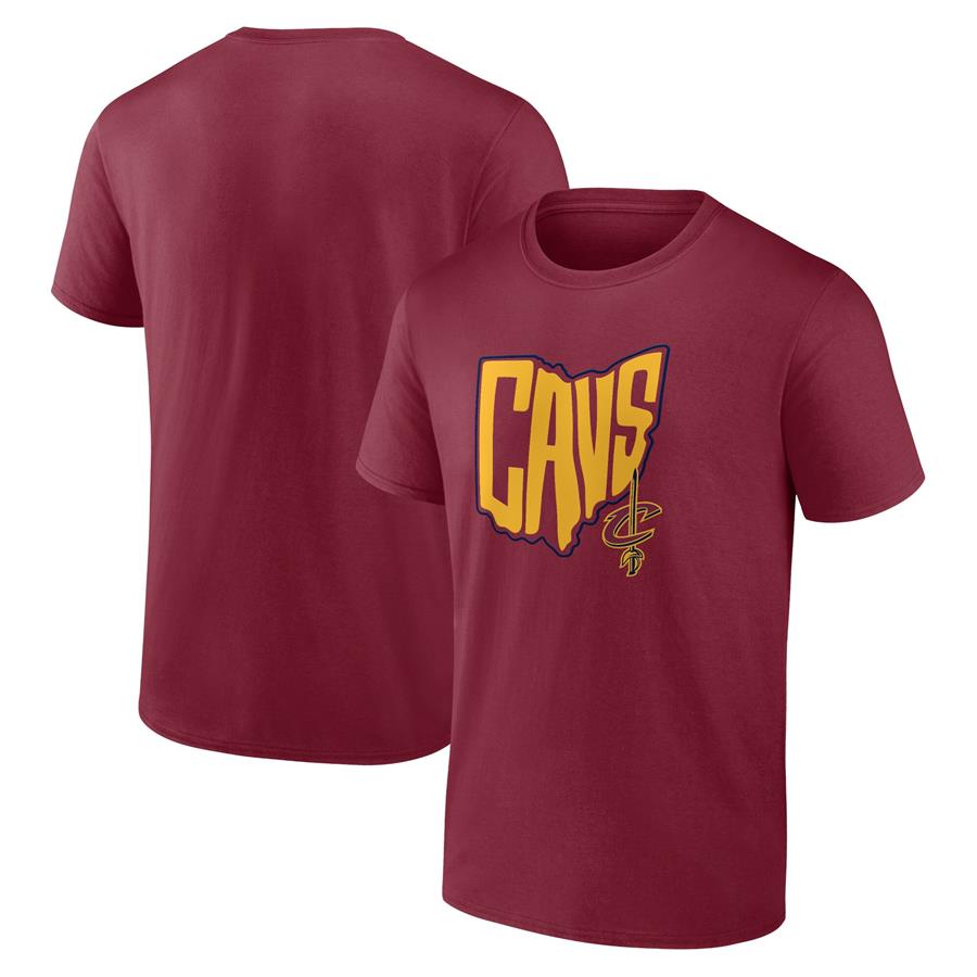 Cleveland Cavaliers Fanatics Branded Tip-Off T-Shirt - Wine