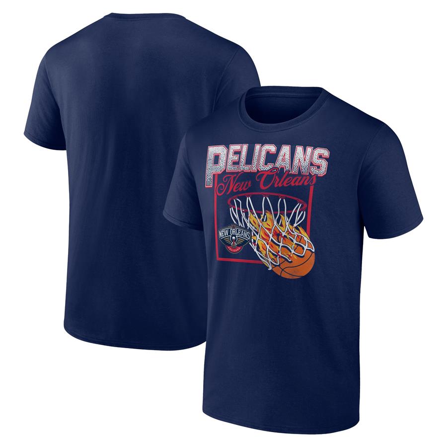New Orleans Pelicans Fanatics Branded Alley Oop T-Shirt - Navy