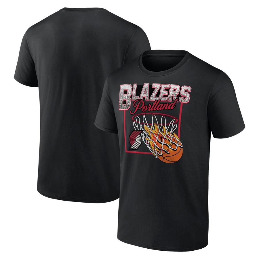 Portland Trail Blazers Fanatics Branded Alley Oop T-Shirt - Black