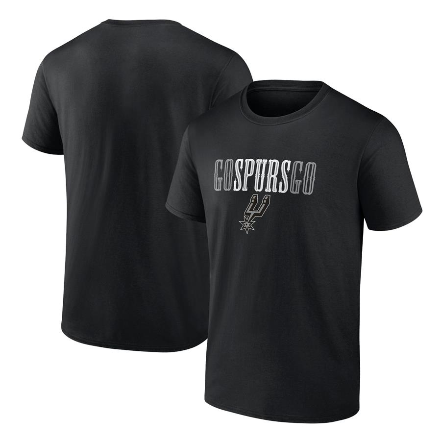 San Antonio Spurs Fanatics Branded Tip-Off T-Shirt - Black