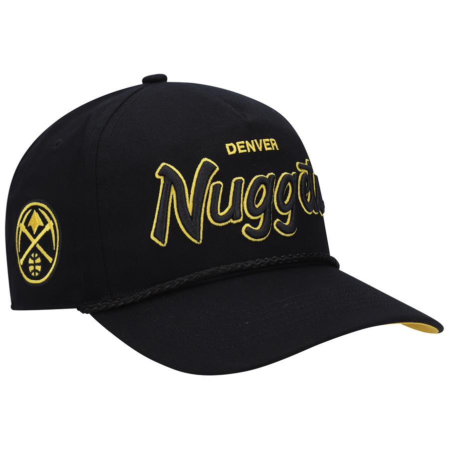Denver Nuggets '47 Crosstown Script Hitch Snapback Hat - Black