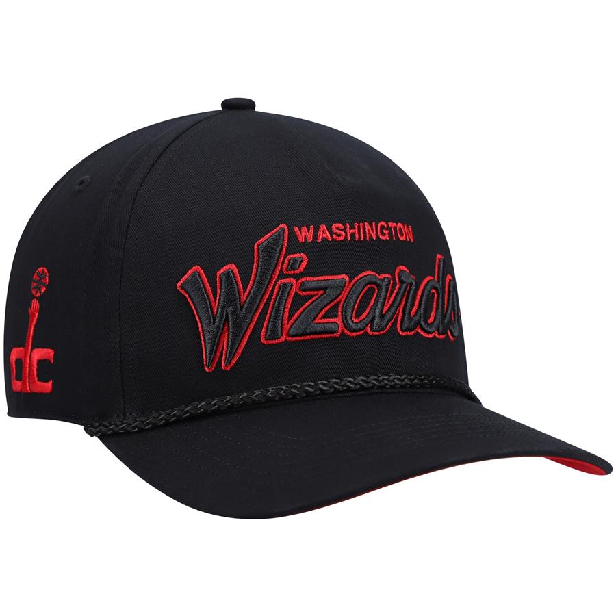 Washington Wizards '47 Crosstown Script Hitch Snapback Hat - Black