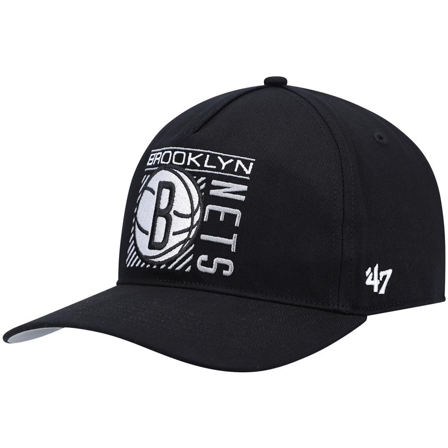 Brooklyn Nets '47 Reflex Hitch Snapback Hat - Black