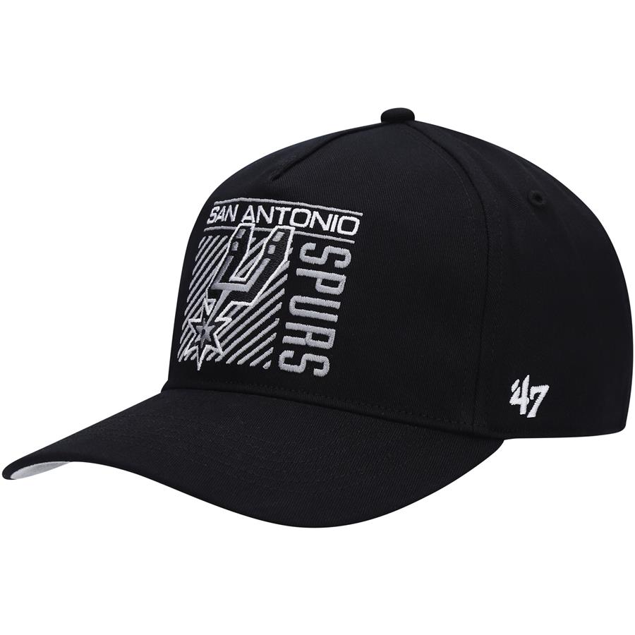 San Antonio Spurs '47 Reflex Hitch Snapback Hat - Black