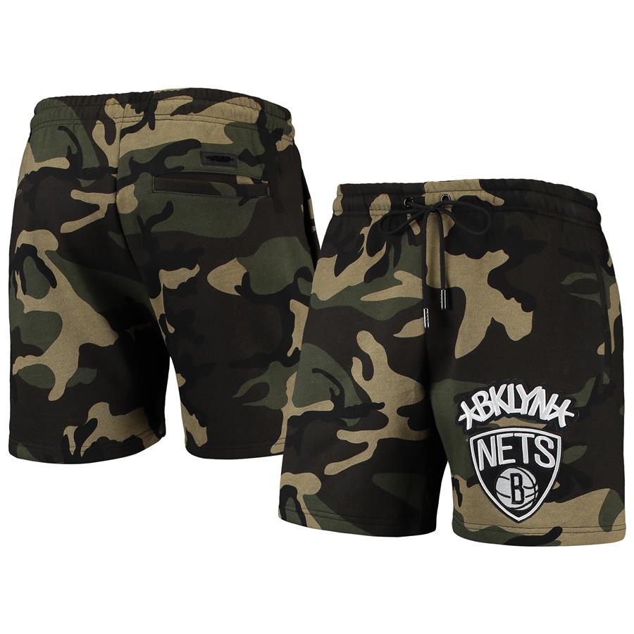 Brooklyn Nets Pro Standard Team Shorts - Camo