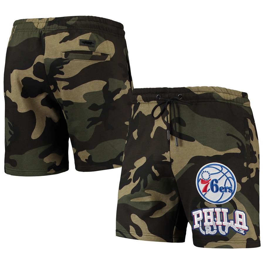 Philadelphia 76ers Pro Standard Team Shorts - Camo