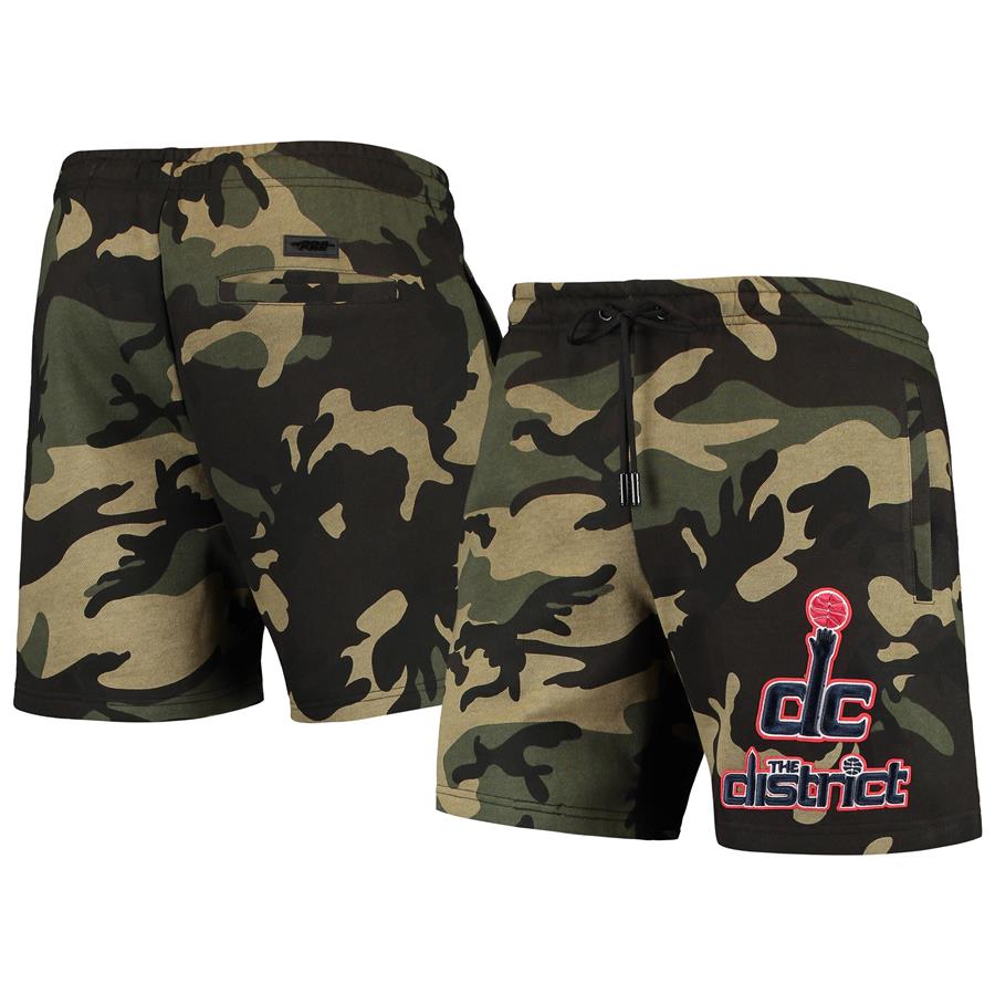 Washington Wizards Pro Standard Team Shorts - Camo