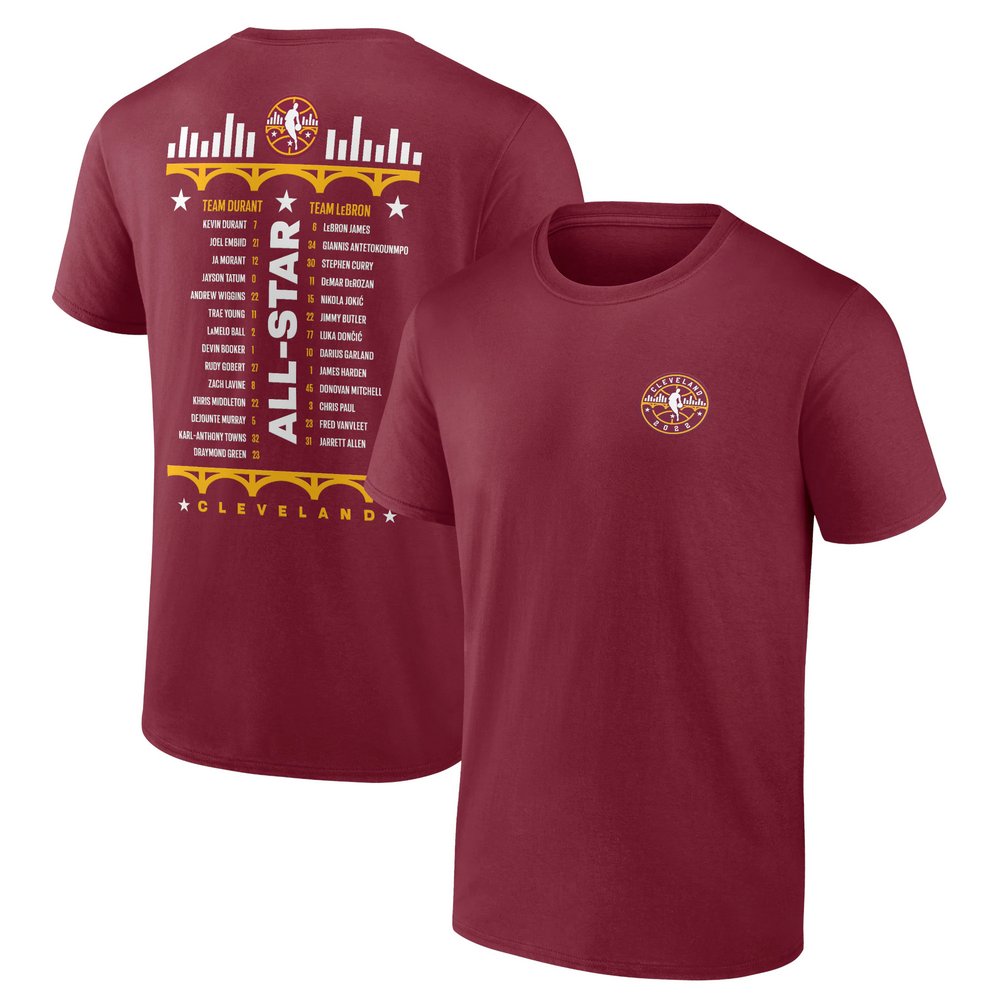 Fanatics Branded 2022 NBA All-Star Game Roster T-Shirt