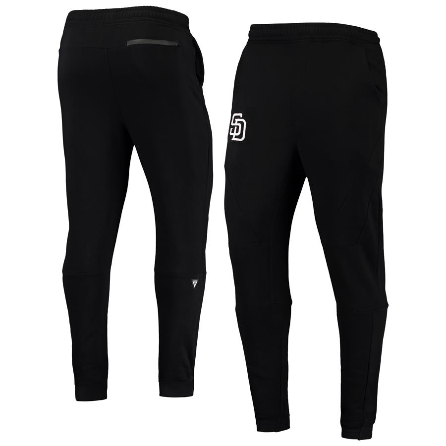 San Diego Padres Levelwear Tempo 22 Fleece Pants - Black