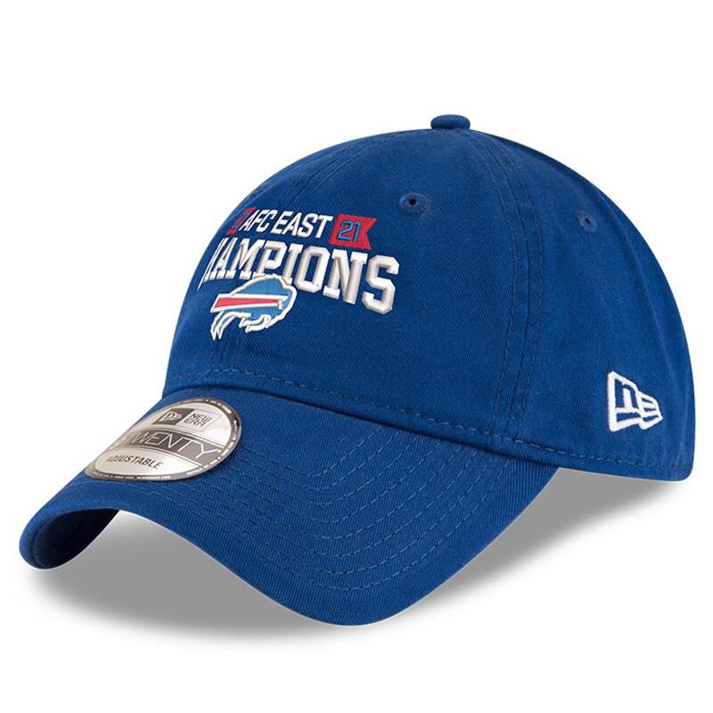 Buffalo Bills New Era 2021 AFC East Division Champions 9TWENTY Adjustable Hat - Royal