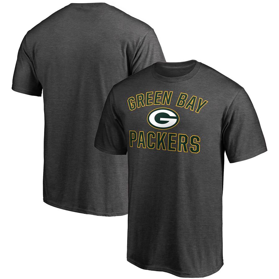 Green Bay Packers Fanatics Branded Victory Arch T-Shirt - Charcoal