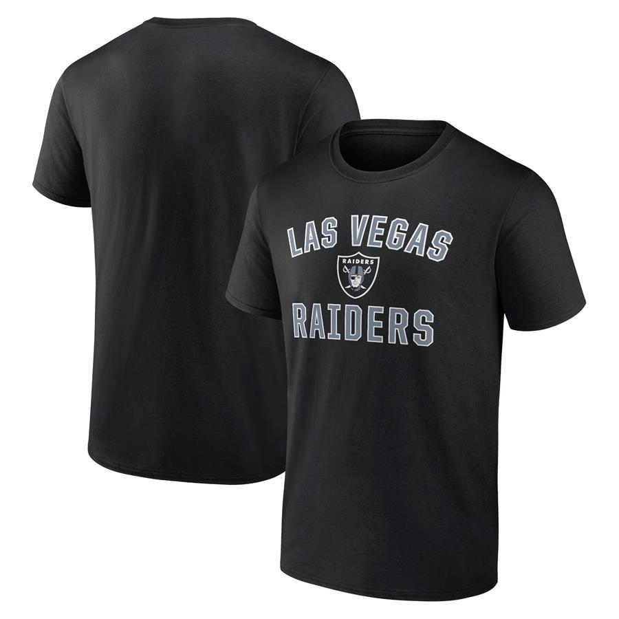 Las Vegas Raiders Fanatics Branded Victory Arch Logo T-Shirt - Black