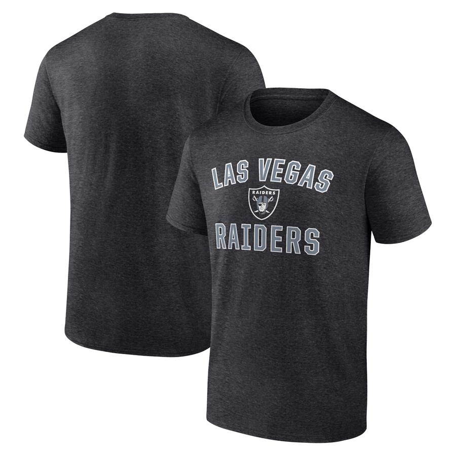 Las Vegas Raiders Fanatics Branded Victory Arch T-Shirt - Charcoal